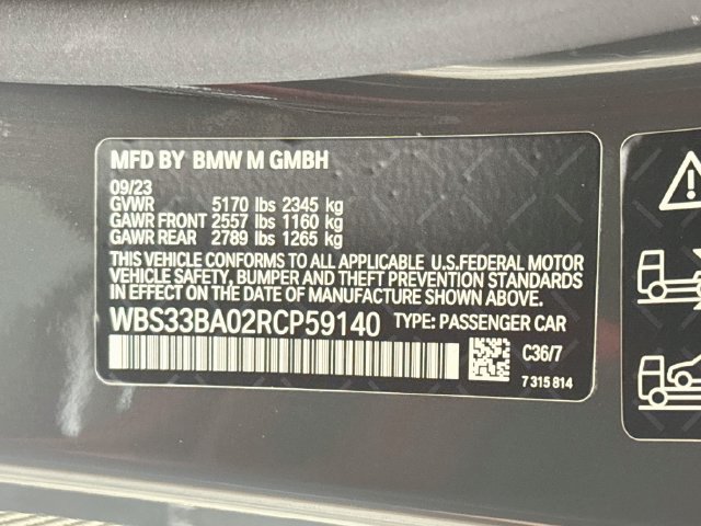 Used 2024 BMW M4 xDrive Competition AWD/4WD image 37