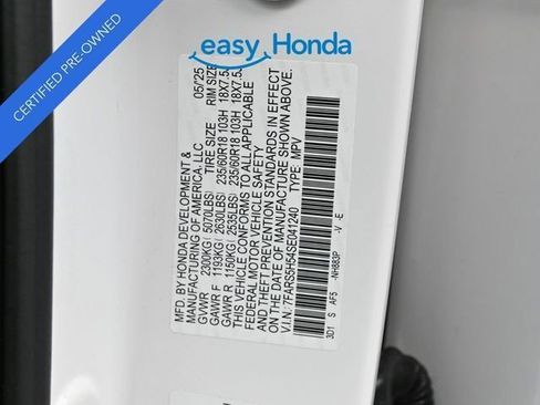 Certified 2025 Honda CR-V Sport image 18