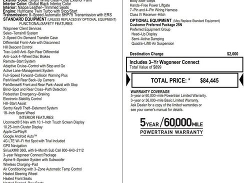 Used 2024 Jeep Wagoneer L Series III w/ Flexible Seating Group image 9