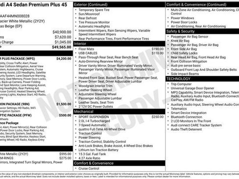 Used 2021 Audi A4 2.0T Premium Plus w/ Premium Plus Package AWD/4WD image 29