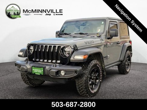 Certified 2022 Jeep Wrangler Willys AWD/4WD image 1