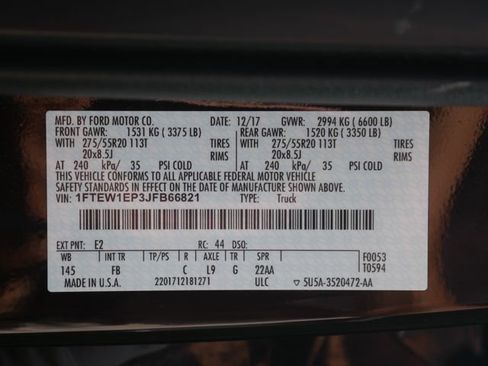 Used 2018 Ford F150 4x4 SuperCrew image 9