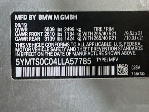 Used 2020 BMW X3 M w/ Executive Package image 36