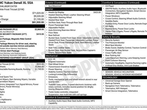 Used 2016 GMC Yukon XL Denali w/ Open Road Package image 22