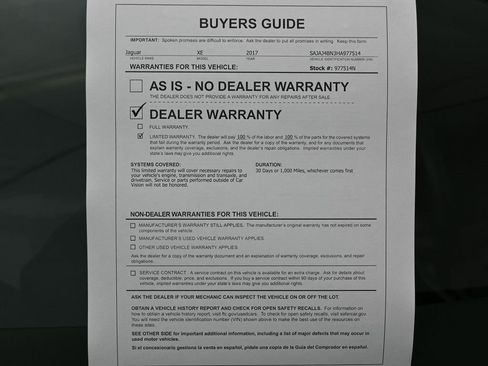 Used 2017 Jaguar XE Premium image 40