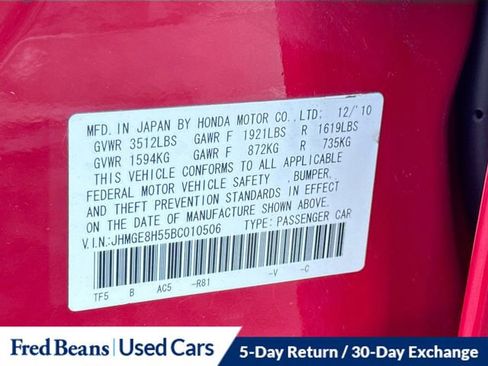 Used 2011 Honda Fit Sport image 29