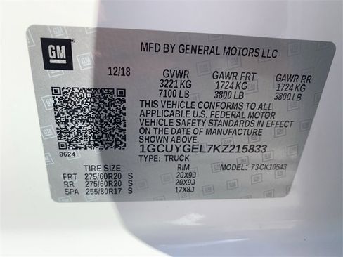 Certified 2019 Chevrolet Silverado 1500 LTZ w/ LTZ Premium Package image 36