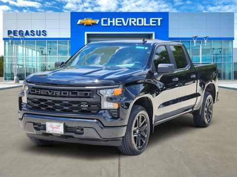 Used 2024 Chevrolet Silverado 1500 Custom w/ LPO, Dark Essentials Package RWD image 2