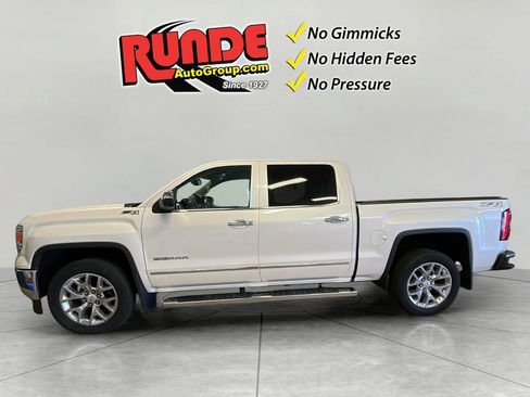 Used 2015 GMC Sierra 1500 SLT w/ SLT Crew Cab Value Package AWD/4WD image 3