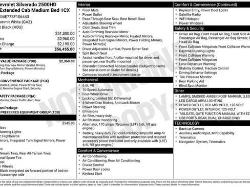 Used 2025 Chevrolet Silverado 2500 Custom w/ Custom Value Package AWD/4WD image 49