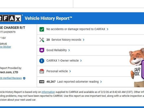 Used 2018 Dodge Charger R/T w/ Navigation & Travel Group image 9