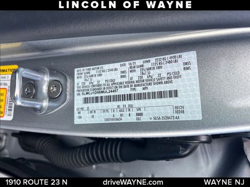 Certified 2021 Lincoln Corsair AWD w/ Equipment Group 101A image 27
