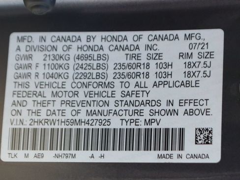Used 2021 Honda CR-V EX image 46