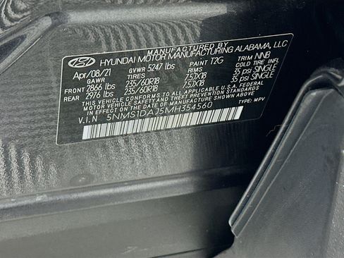 Used 2021 Hyundai Santa Fe SE AWD/4WD image 12