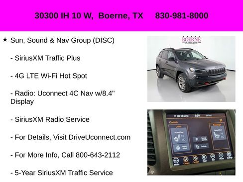 Used 2022 Jeep Cherokee Trailhawk w/ Sun, Sound & Nav Group image 30