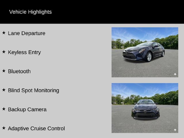 Used 2026 Toyota Corolla LE w/ LE Premium Package FWD image 2