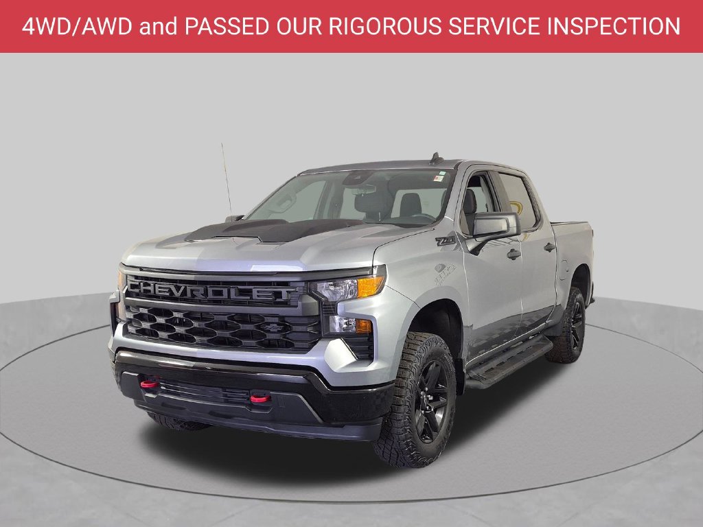 Certified 2024 Chevrolet Silverado 1500 Custom Trail Boss w/ LPO, Dark Essentials Package AWD/4WD image 5