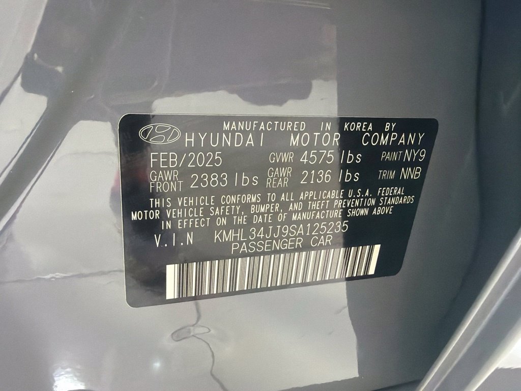 Certified 2025 Hyundai Sonata SEL FWD image 10