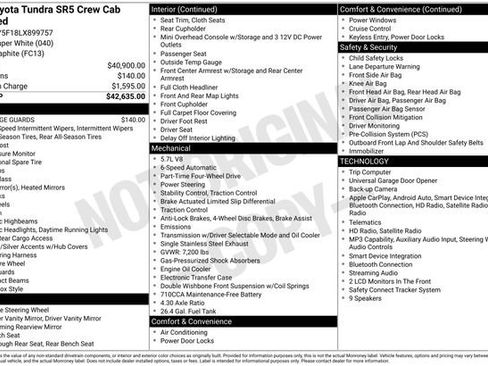 Used 2020 Toyota Tundra SR5 AWD/4WD image 6
