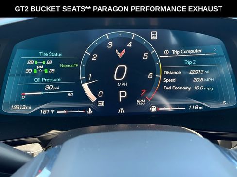 Used 2023 Chevrolet Corvette Stingray Preferred Cpe w/ Chrome Exterior Badge Package RWD image 38