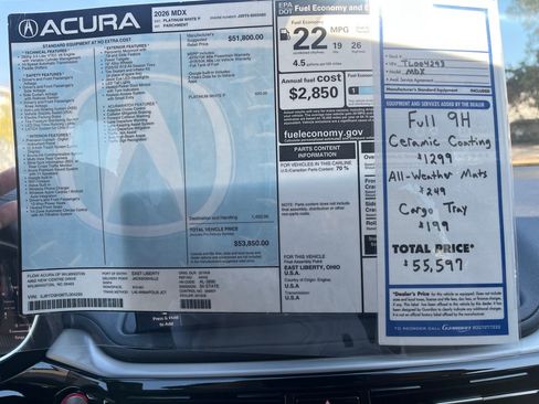 Certified 2026 Acura MDX FWD image 33