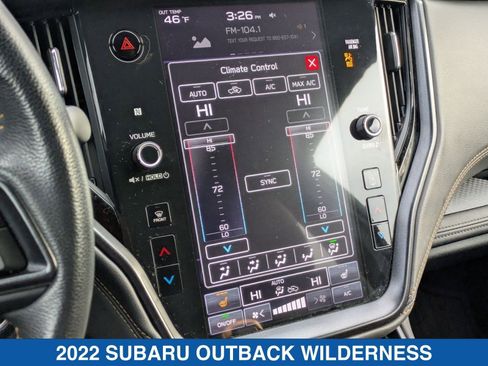 Certified 2022 Subaru Outback Wilderness w/ Wilderness Package image 25