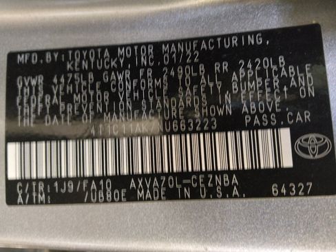 Used 2022 Toyota Camry LE FWD image 33