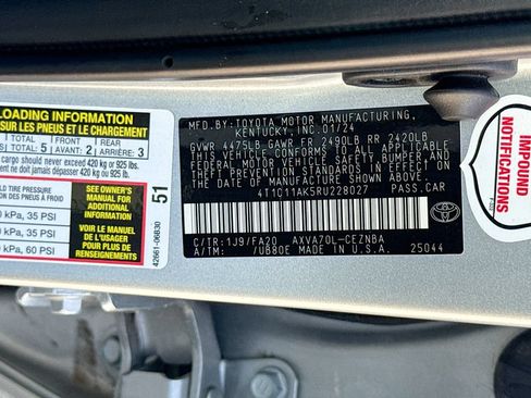 Used 2024 Toyota Camry LE FWD image 40