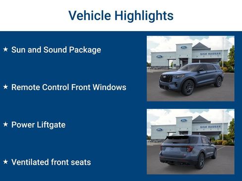 New 2026 Ford Explorer ST w/ Sun And Sound Package AWD/4WD image 3