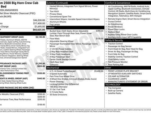 Used 2021 RAM 2500 Big Horn w/ Level 1 Equipment Group AWD/4WD image 5