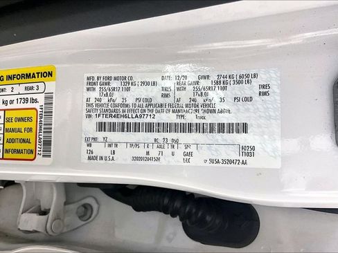 Used 2020 Ford Ranger XLT w/ Equipment Group 301A Mid image 20