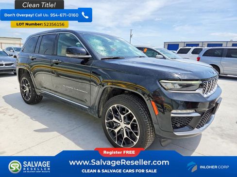 Used 2022 Jeep Grand Cherokee Summit AWD/4WD image 5