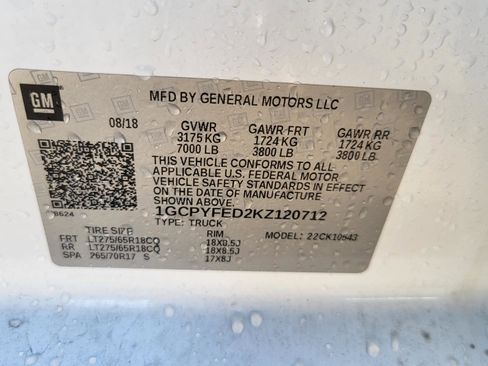 Used 2019 Chevrolet Silverado 1500 LT Trail Boss image 34