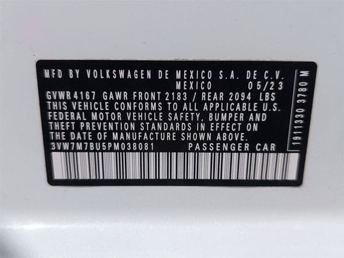 Used 2023 Volkswagen Jetta SE w/ Panoramic Sunroof Package FWD image 16