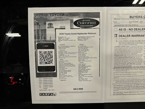 Used 2026 Toyota Grand Highlander Platinum image 13