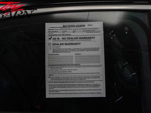 Used 2022 Mercedes-Benz S 500 4MATIC w/ 3D Technology Package image 48