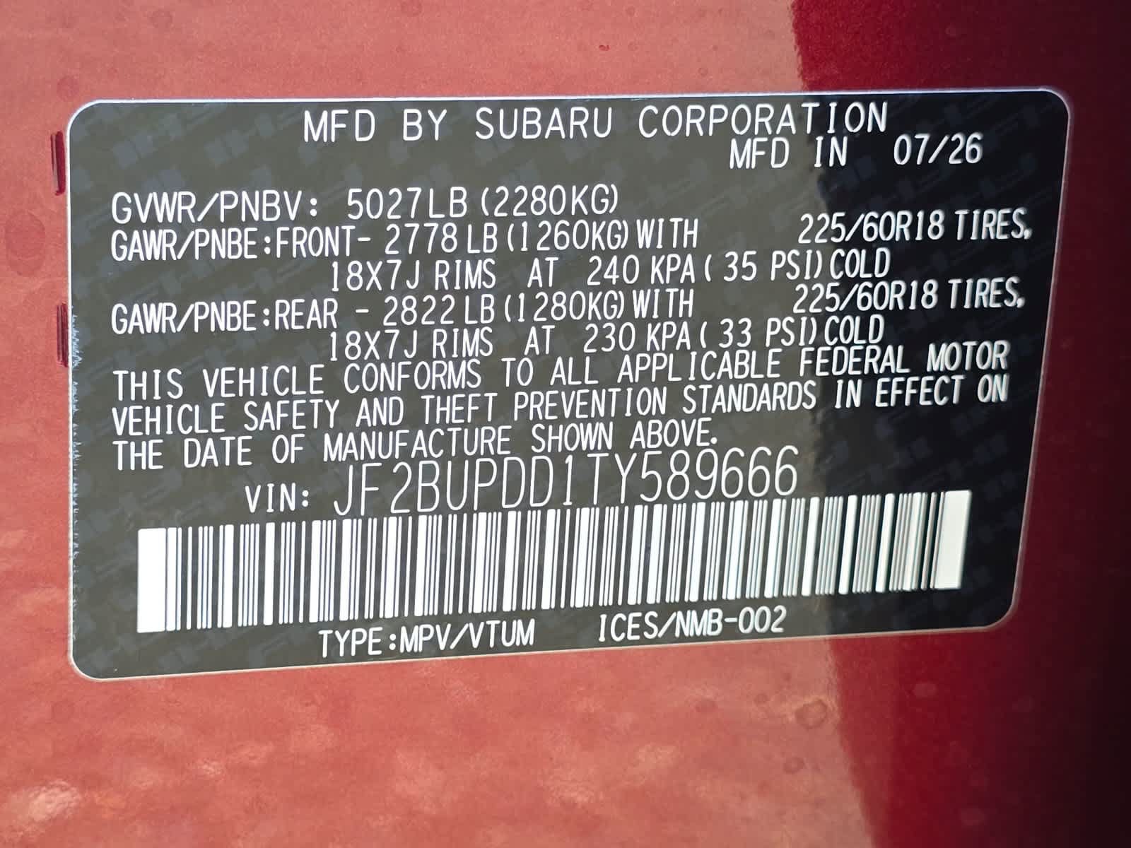 New 2026 Subaru Outback Limited AWD/4WD image 32