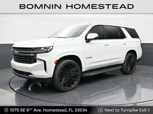 Used 2022 Chevrolet Tahoe LT w/ Luxury Package RWD image 1
