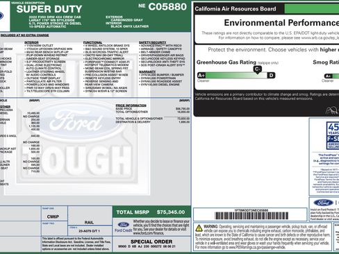 Used 2022 Ford F350 Lariat w/ Chrome Package image 3