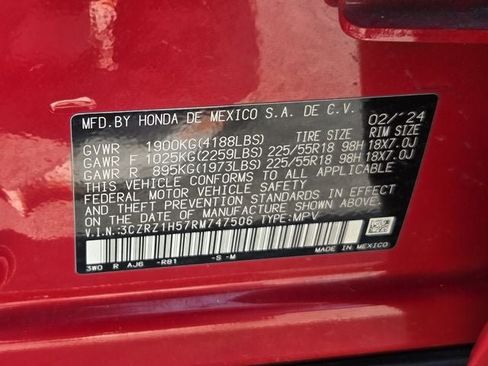 Certified 2024 Honda HR-V Sport image 42