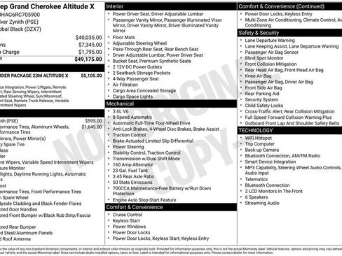 Used 2024 Jeep Grand Cherokee Altitude AWD/4WD image 2