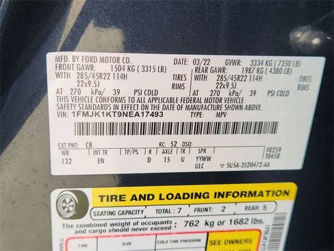 Used 2022 Ford Expedition Max Limited image 34