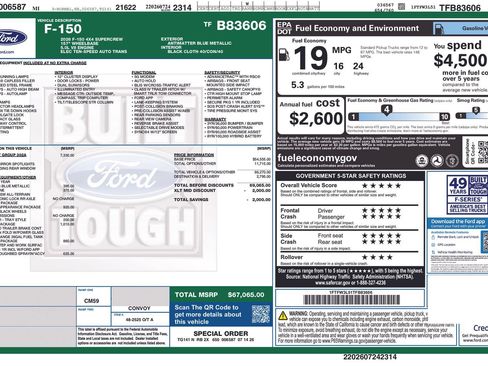 New 2026 Ford F150 XLT w/ Equipment Group 302A MID AWD/4WD image 5