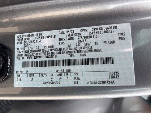 Certified 2023 Ford F150 XLT w/ Equipment Group 302A High AWD/4WD image 21