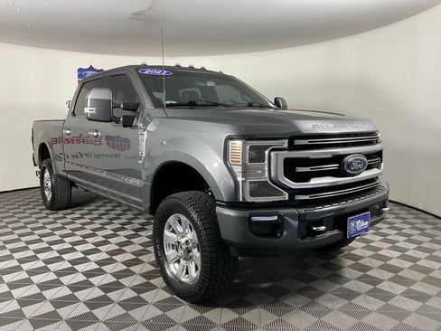 Certified 2021 Ford F350 Platinum w/ FX4 Off-Road Package AWD/4WD image 1