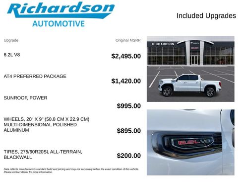 Used 2019 GMC Sierra 1500 AT4 w/ AT4 Preferred Package AWD/4WD image 7