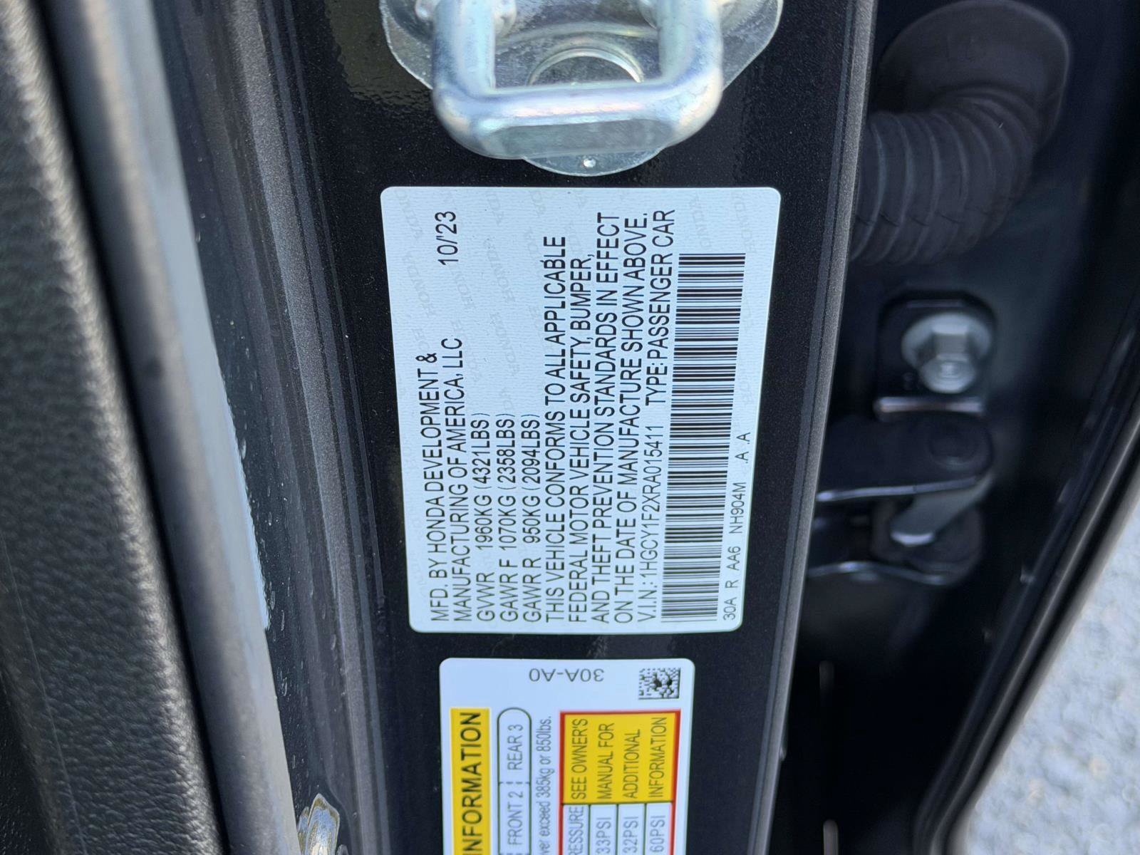 Certified 2024 Honda Accord LX image 20