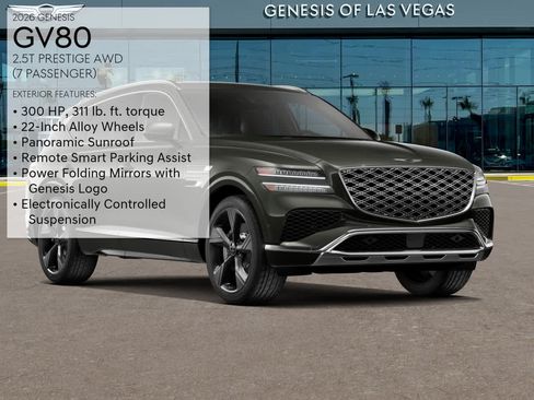 New 2026 Genesis GV80 2.5T Prestige AWD/4WD image 3