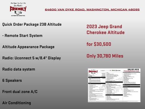Used 2023 Jeep Grand Cherokee Altitude AWD/4WD image 5
