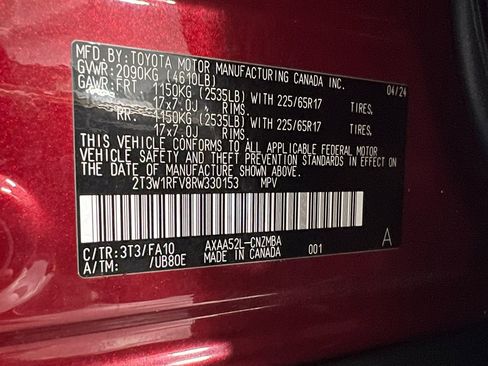 Certified 2024 Toyota RAV4 XLE w/ Convenience Package FWD image 46